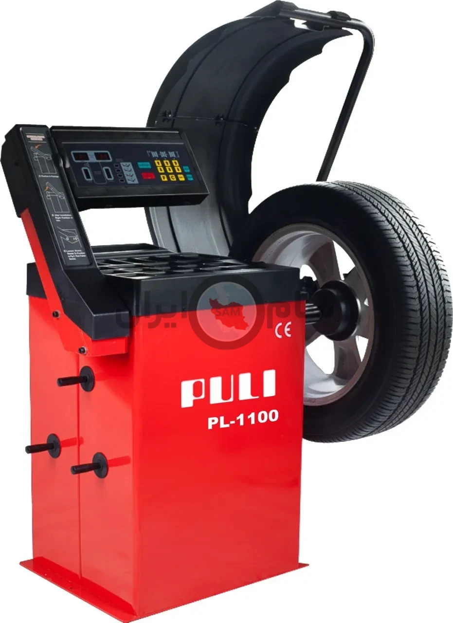 دستگاه بالانس چرخ سواری دیجیتال مدل PL-1100 برند پولی (Puli)